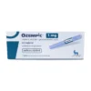 Ozempic 1mg Semaglutide Multi-Dose Prefilled Blue Pen with Clicks and Needle Tip Attached