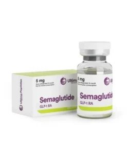 Order Ultima-Semaglutide 5mg in USA | Ultima Pharmaceuticals Semaglutide 5mg Lyophilized Vial with Protective Green Cap